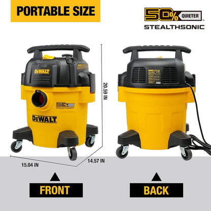 5‑Gallon Wet & Dry Vacuum DXV05P‑QTB