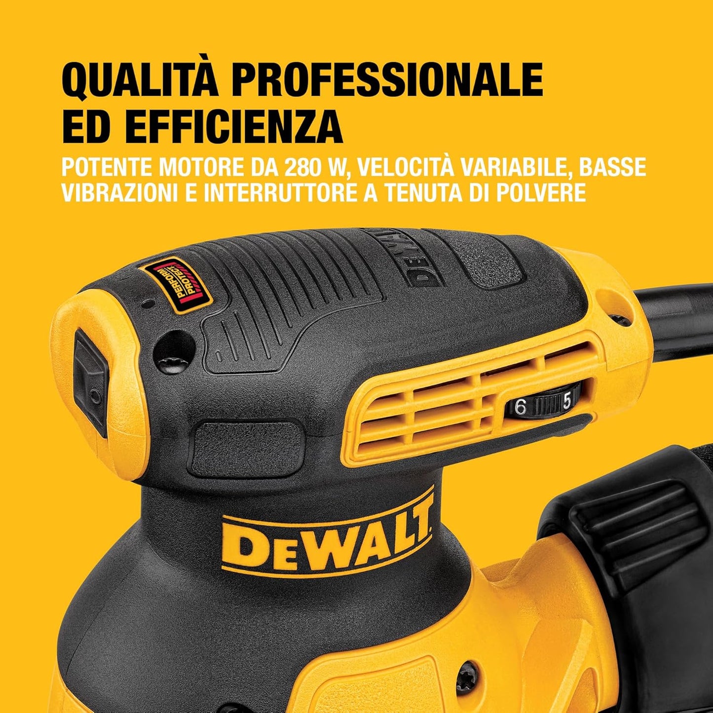 Ø 126 mm Random Orbital Sander DWE6423-QS